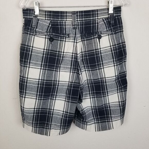 Sonoma‎ Lifestyles Blue and White Plaid Shorts Size 30 - Picture 4 of 7
